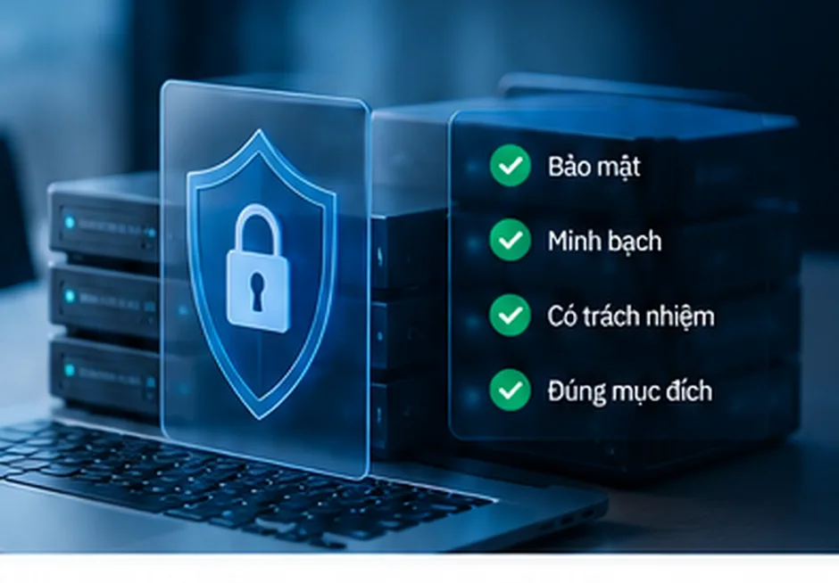 Minh họa bảo vệ và xử lý dữ liệu có kiểm soát
