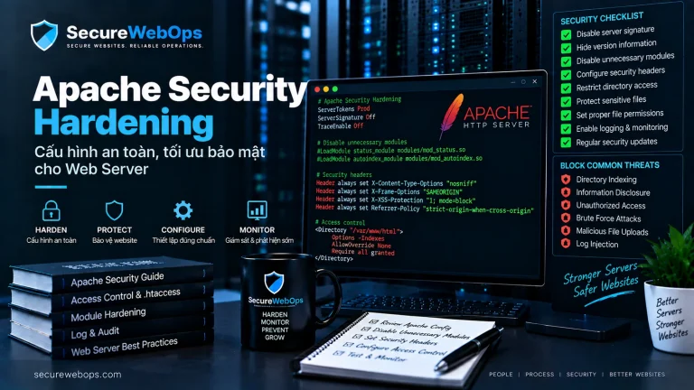 Apache Security Hardening - cấu hình Apache an toàn cho Web Server