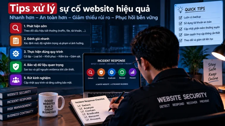 Cách bảo toàn evidence khi website bị hack