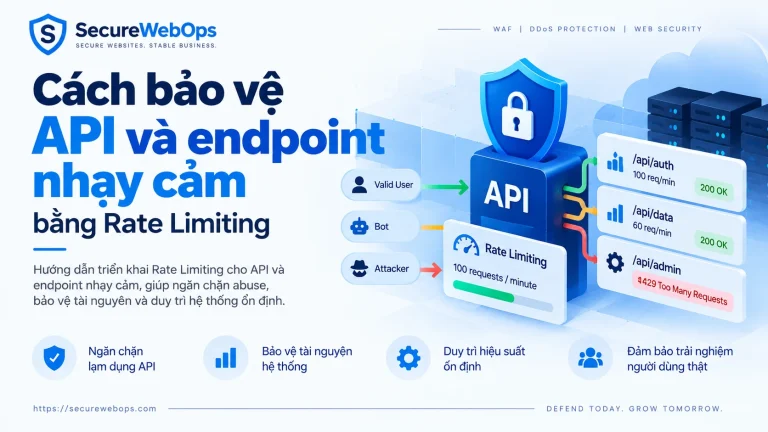 Bảo vệ API và endpoint nhạy cảm bằng Rate Limiting