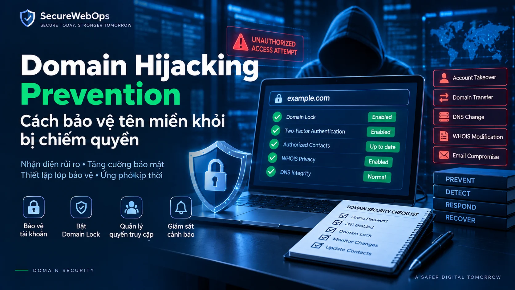 Bảo vệ tài khoản Registrar bằng MFA, Registrar Lock và phân quyền