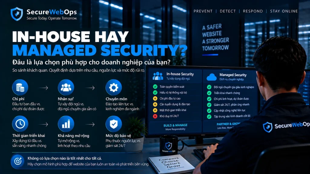 Cách chọn nhà cung cấp Managed Website Security