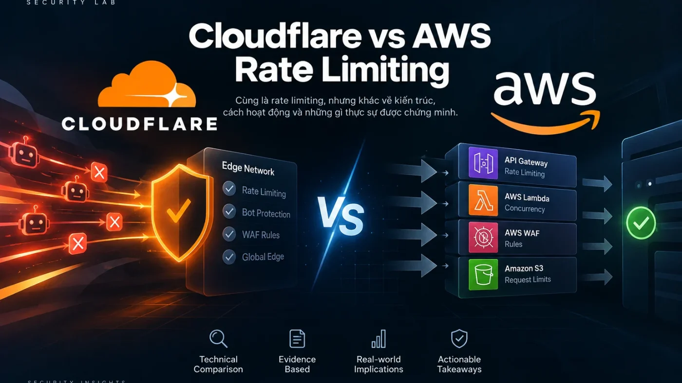 Cloudflare vs AWS WAF Rate Limiting technical comparison