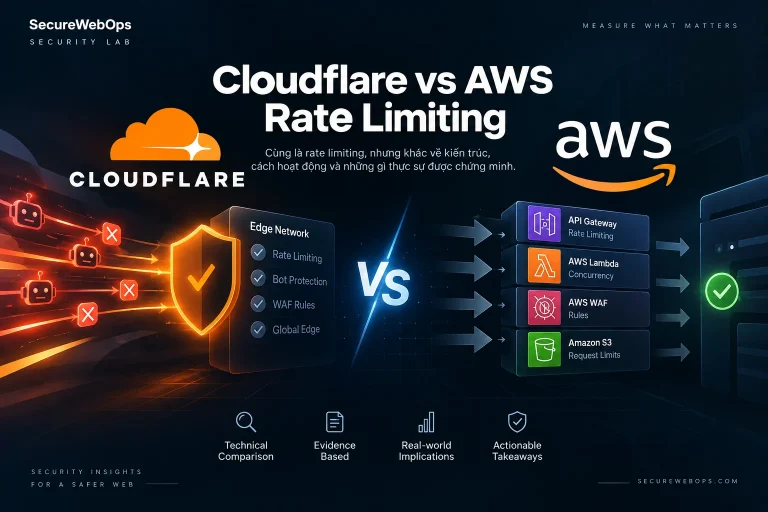 Cloudflare vs AWS WAF Rate Limiting technical comparison
