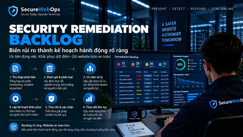 Continuous Security Improvement cho website