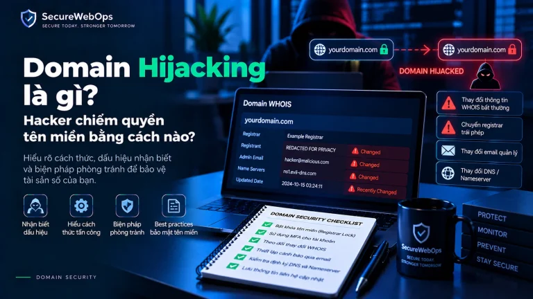 Domain Hijacking là gì, hacker chiếm quyền tên miền bằng cách nào
