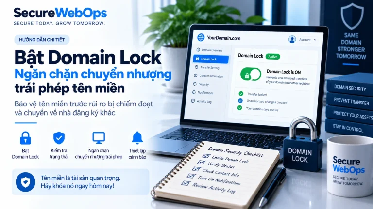 Domain Transfer Lock giúp ngăn chuyển nhượng tên miền trái phép