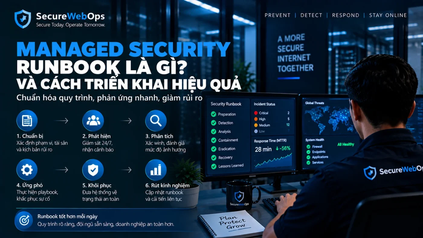 Managed Security Report với KPI và bằng chứng vận hành bảo mật