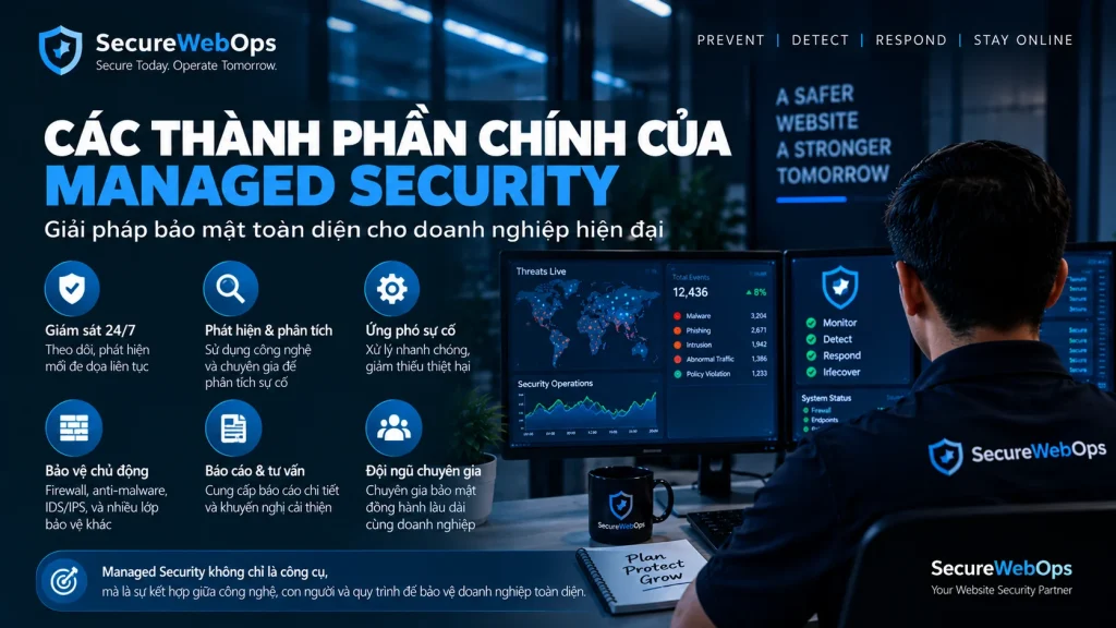 Managed Security SLA về thời gian phản hồi và escalation