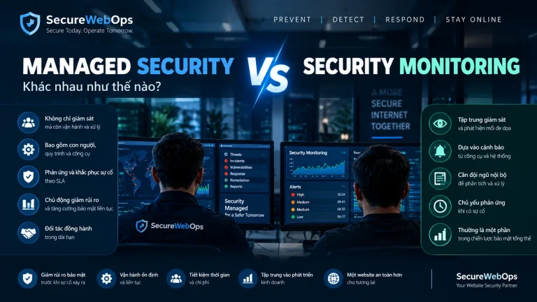So sánh Managed Security và Security Monitoring