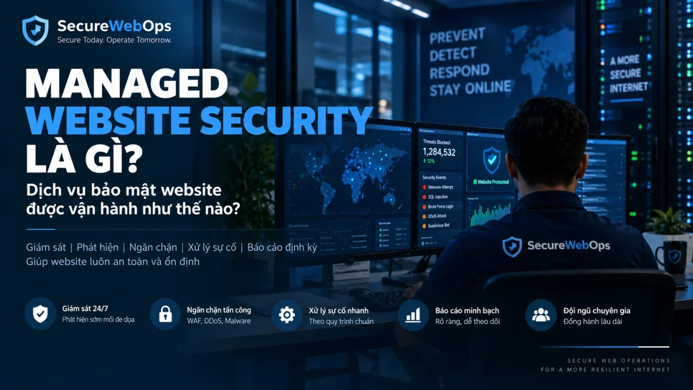 Managed Website Security là gì và cách vận hành bảo mật website