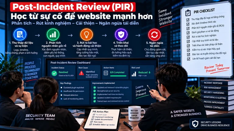 Security Incident Report cho website
