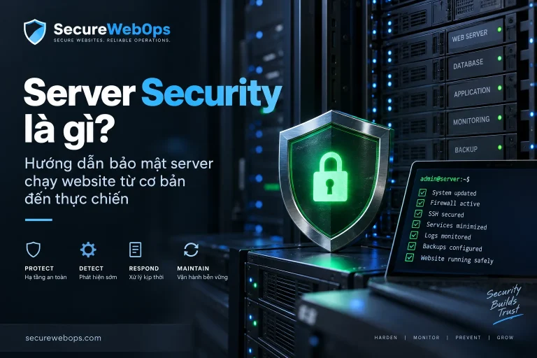 Server Security là gì - bảo mật web server nhiều lớp