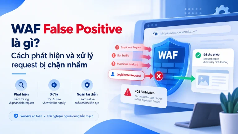 Minh họa WAF false positive khi request hợp lệ bị chặn nhầm và cách xử lý an toàn