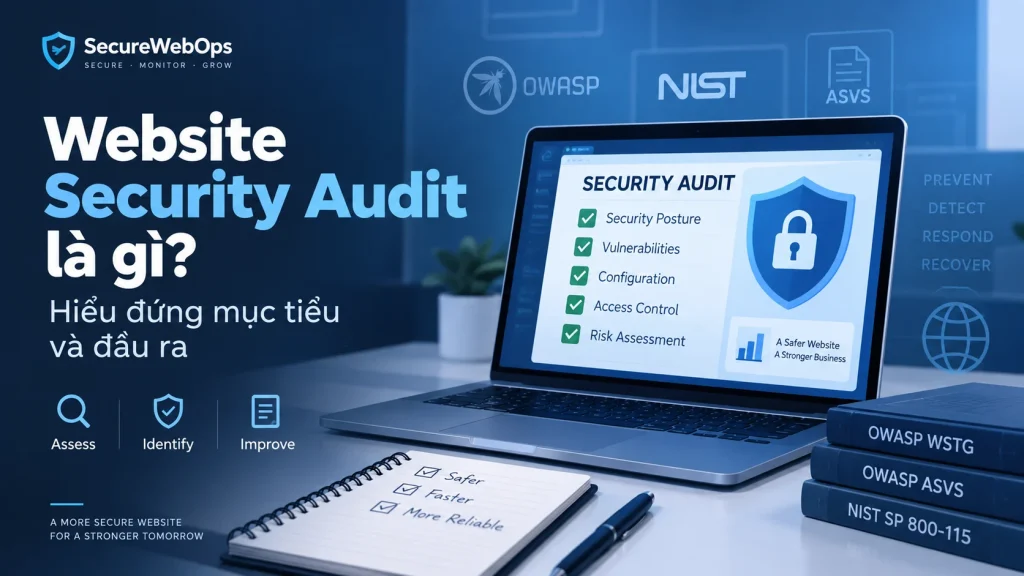 Website Security Audit là gì - kiểm tra bảo mật website, lỗ hổng, cấu hình và access control